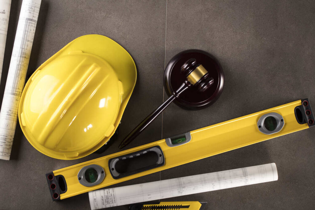 Construction site lawyer